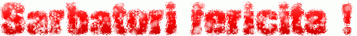 Sarbatori Fericite!